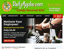 Tablet Screenshot of dailyapples.com